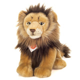 Male Lion Lifelike Sitting 30cm plush toy by Teddy Hermann