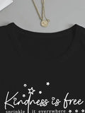 temu tshirt Kindness is Free Sprinkle it Everywhere Long Sleeve T Shirt