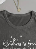 temu tshirt Kindness is Free Sprinkle it Everywhere Long Sleeve T Shirt