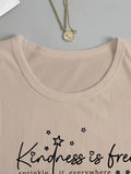 temu tshirt Kindness is Free Sprinkle it Everywhere Long Sleeve T Shirt