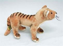 Sammy - Tasmania Tiger Size 22cm/8 - Baby Tasmanian tiger14cm in length and 9cm in height.