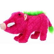 Mighty Safari Warthog Pink, Plush and Durable Dog Toy