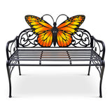 Metal Monarch Butterfly Bench by The Gerson Companies - 42.1