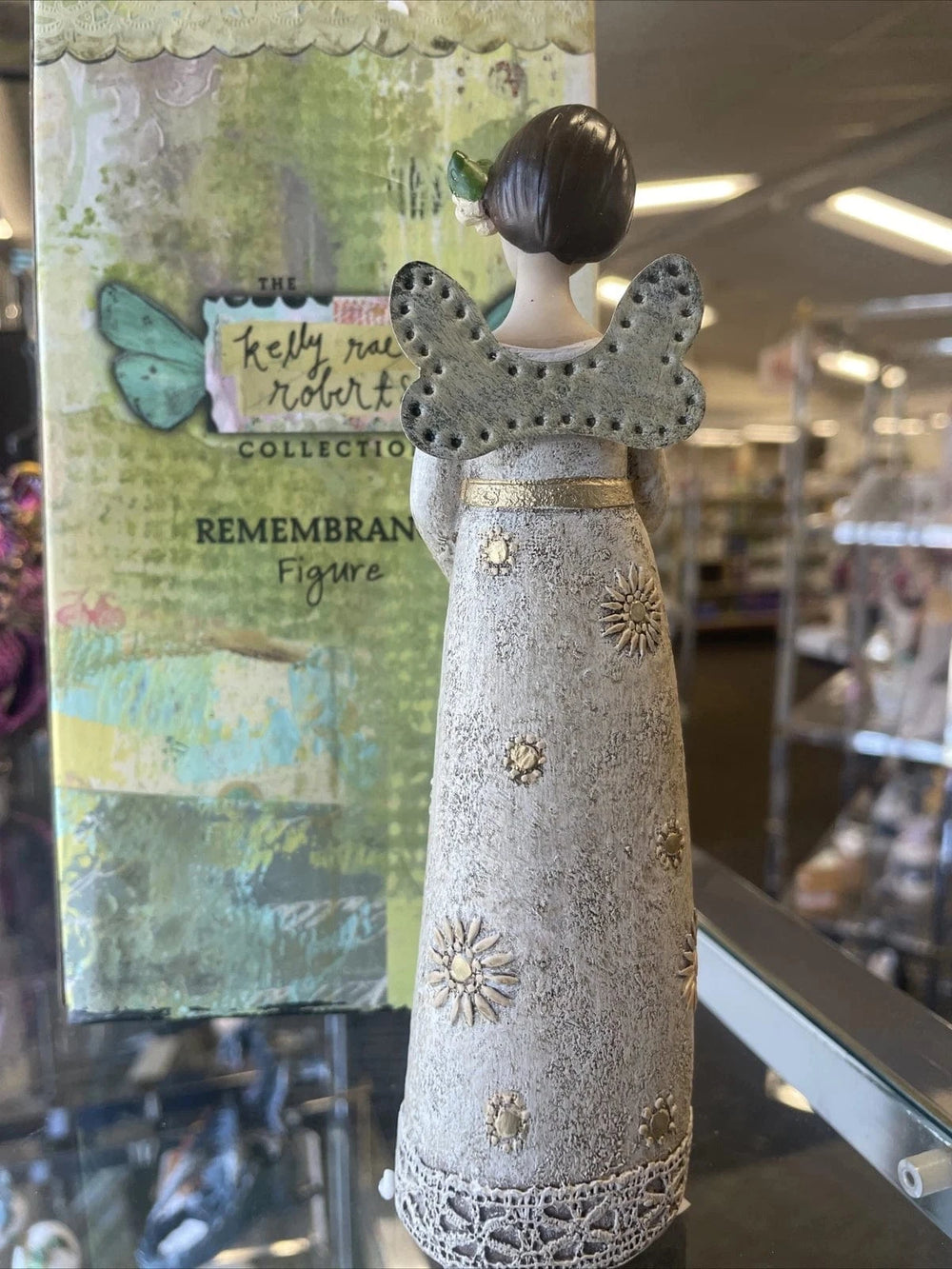 The Pink Pigs angel Gifts In Rembemberance Kelly Rae Roberts Angel Figurine