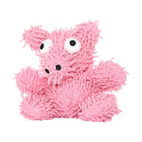 The Pink Pigs Dog Chew Toy Mighty Microfiber Ball Pig, Squeaky Dog Toy and Jr Pig