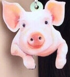 The Pink Pigs Fashion Earrings Big Pink pig necklace Pig Acrylic Drop Earrings - Fashion Jewelry that's just CUTE! *