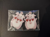 The Pink Pigs Fashion Earrings pig with hearts Pig Acrylic Drop Earrings - Fashion Jewelry that's just CUTE! *