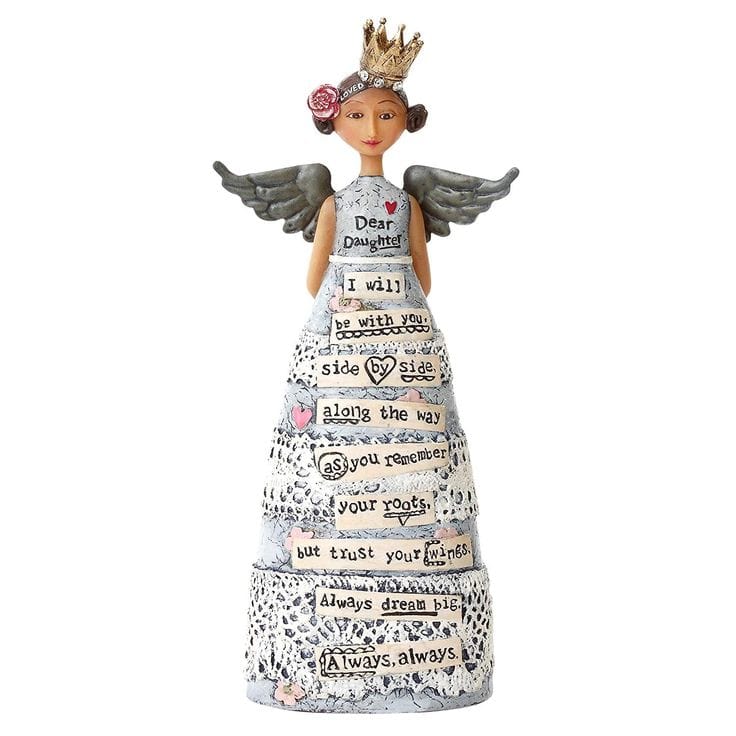 The Pink Pigs Figurines Dear Daughter Kelly Rae Roberts Angel Figurine