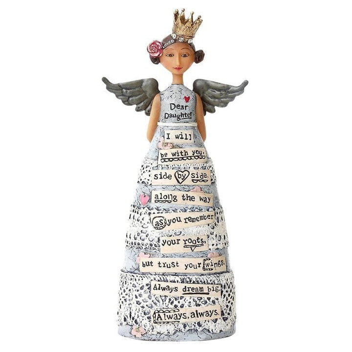 The Pink Pigs Figurines Dear Daughter Kelly Rae Roberts Angel Figurine