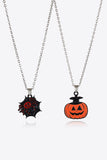 The Pink Pigs Spider Pumpkin Halloween Fashion Necklace Sets