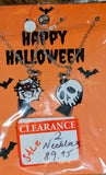 The Pink Pigs Spider Skull Halloween Fashion Necklace Sets