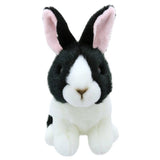 The Puppet Company (US) The Puppet Company (US) - Wilberry Mini Rabbit (Black & White Dutch) Plush Toy