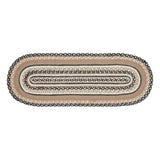 VHC Brands VHC Brands - Sawyer Mill Charcoal Creme Jute Oval Runner 13x36
