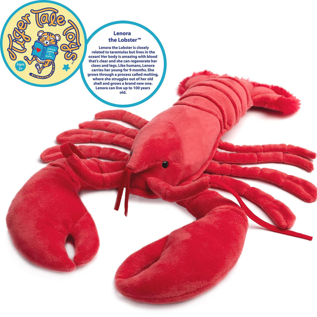 VIAHART Toy Co. VIAHART Toy Co. - Lenora The Lobster | 13 Inch Stuffed Animal Plush | By Tiger