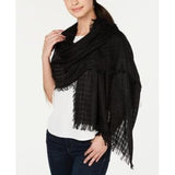 Dkny Lightweight Open Weave Scarf - Black - The Pink Pigs, A Compassionate Boutique