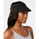 Nine West Packable Straw Visor - Women's - Sandy's - The Pink Pigs, A Compassionate Boutique