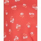 Hippie Rose Juniors' Printed Tie-Front Camp Shirt Bright Red "XL" - The Pink Pigs, A Compassionate Boutique