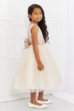 Kid's Dream Little Miss Classy Tutu Dress in Light Apricot
