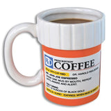 Ceramic Prescription Coffee Mug 4" 12oz-Fun Gift for the Coffee Lovers! - The Pink Pigs, A Compassionate Boutique