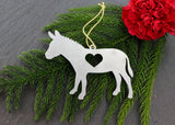 Donkey & Horse Metal Ornaments - The Pink Pigs, Animal Lover's Boutique