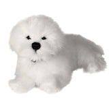 Bichon Frise or Maltese Large Realistic Plush Stuffed Dog