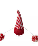 Christmas Gnome Garland Holiday Decor Polyester Imported