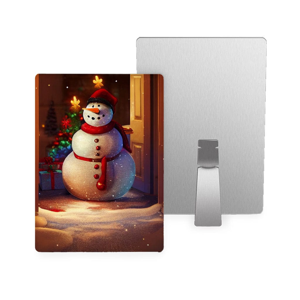 Snowman Christmas Metal Photo Prints - Print Decor Pictures - Snowman Decor Pictures