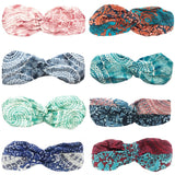 Women's Twist Head Bands Up-cycled Fabric Assorted Colors by Lotus & Luna