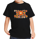 Flower Print Toddler T-Shirt - Artwork Kids' T-Shirt - Graphic Tee Shirt for Toddler