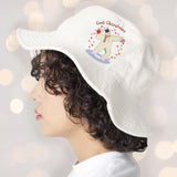 Cool Christmas Bucket Hat - Art Hat - Cool Bucket Hat