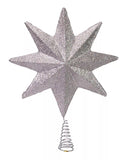 Star Tree Topper 16" 8-Point Star Tree Top Christmas Tree Decor Imported
