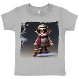 Gnome Illustration Toddler T-Shirt - Cartoon Kids' T-Shirt - Pilot Tee Shirt for Toddler