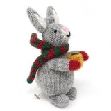 Bunny with Cocoa Handmade Ornament*