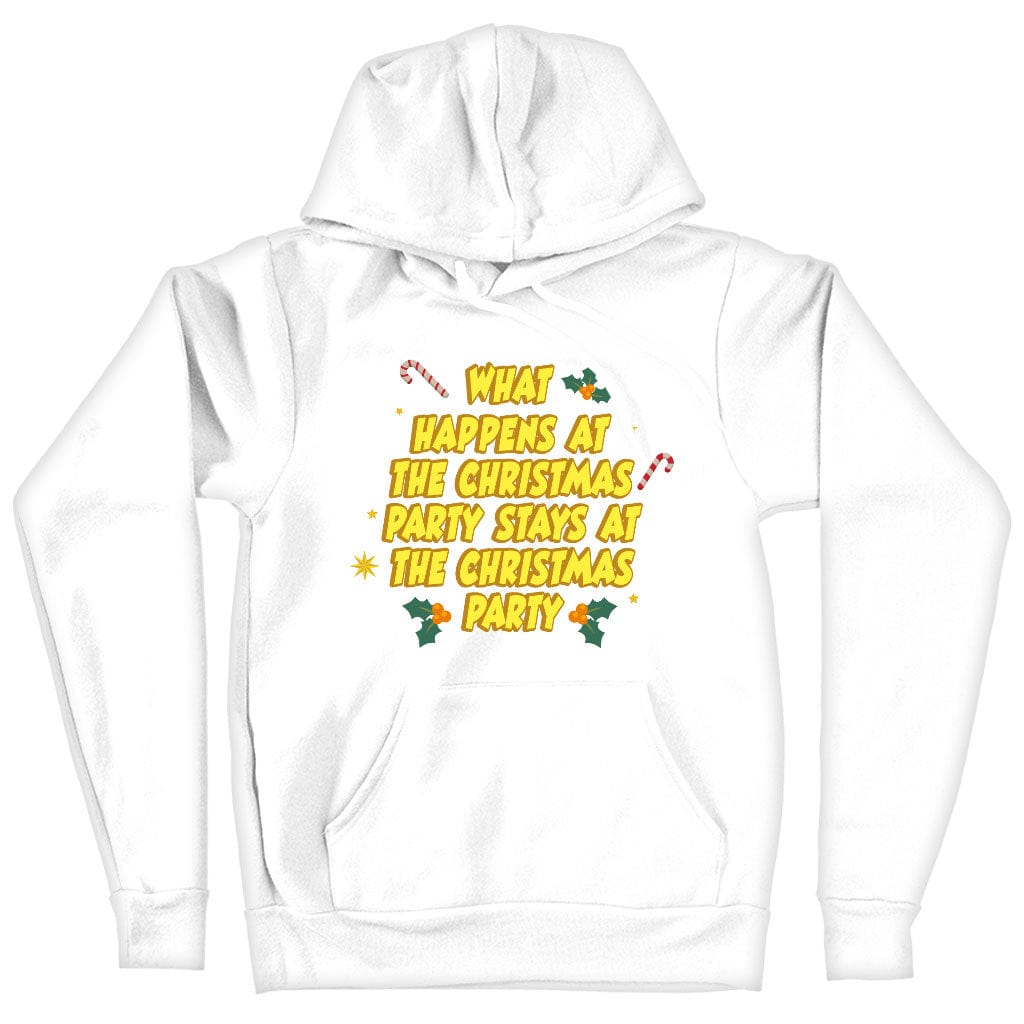 Christmas Party Hooded Sweatshirt - Funny Hoodie - Phrase Art Hoodie