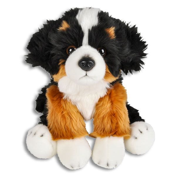 Lifelike Plush Bernese Mountain Dog - The Pink Pigs, Animal Lover's Boutique