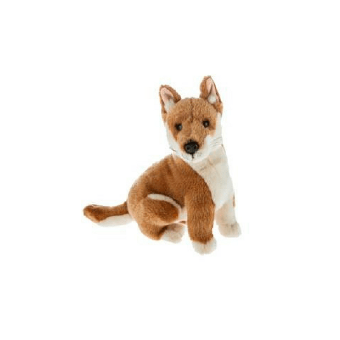 Tan Australian Dingo Lifelike Size 18cm/7"
