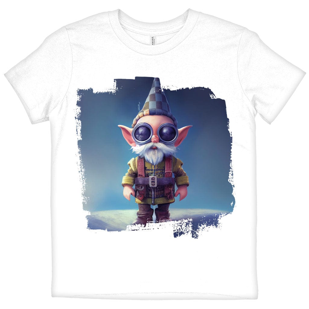 Funny Gnome Kids' T-Shirt - Pilot T-Shirt - Cartoon Tee Shirt for Kids