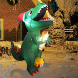 Inflatable Dinosaur 7 ft LED Christmas Yard Decoration