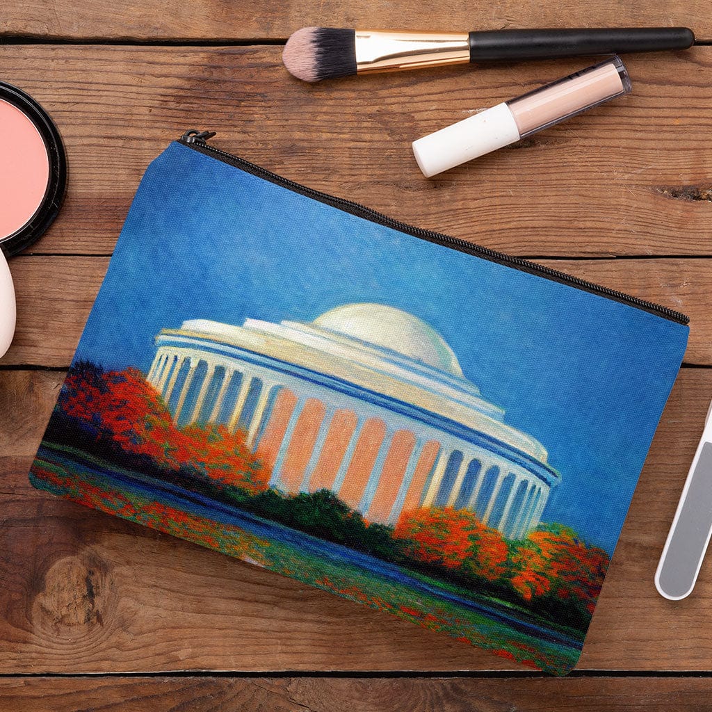 Claude Monet Makeup Bag - Washington Cosmetic Bag - USA Makeup Pouch