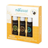 TheraWell Essential Oil Rollerball Set 3 Pack- Mood Booster - The Pink Pigs, Animal Lover's Boutique