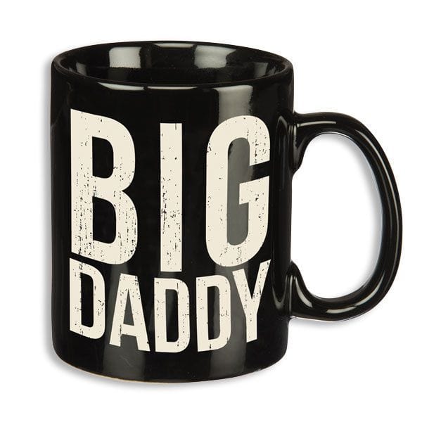 "Big Daddy" Fun Ceramic Mug 20 oz. - Men's Gift - The Pink Pigs, Animal Lover's Boutique