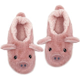 Pink  Piggy Slippers | Women's Funny Fluffy House Cute Slippers