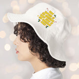 Christmas Party Bucket Hat - Funny Hat - Phrase Art Bucket Hat