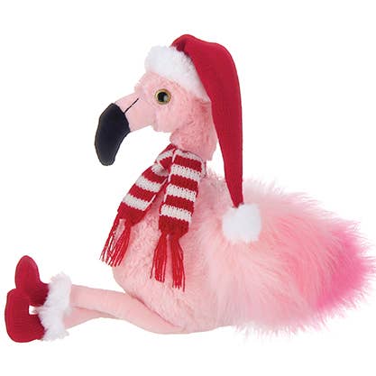 Festive Fifi the Flamingo full of Holiday Cheer