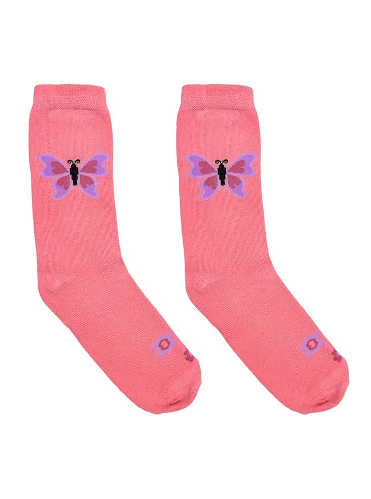 Butterfly 3D Socks By Living Royal