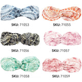 Women's Twist Head Bands Up-cycled Fabric Assorted Colors by Lotus & Luna - The Pink Pigs, A Compassionate Boutique