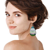 Washington DC Earrings - USA Earrings - Graphic Earrings