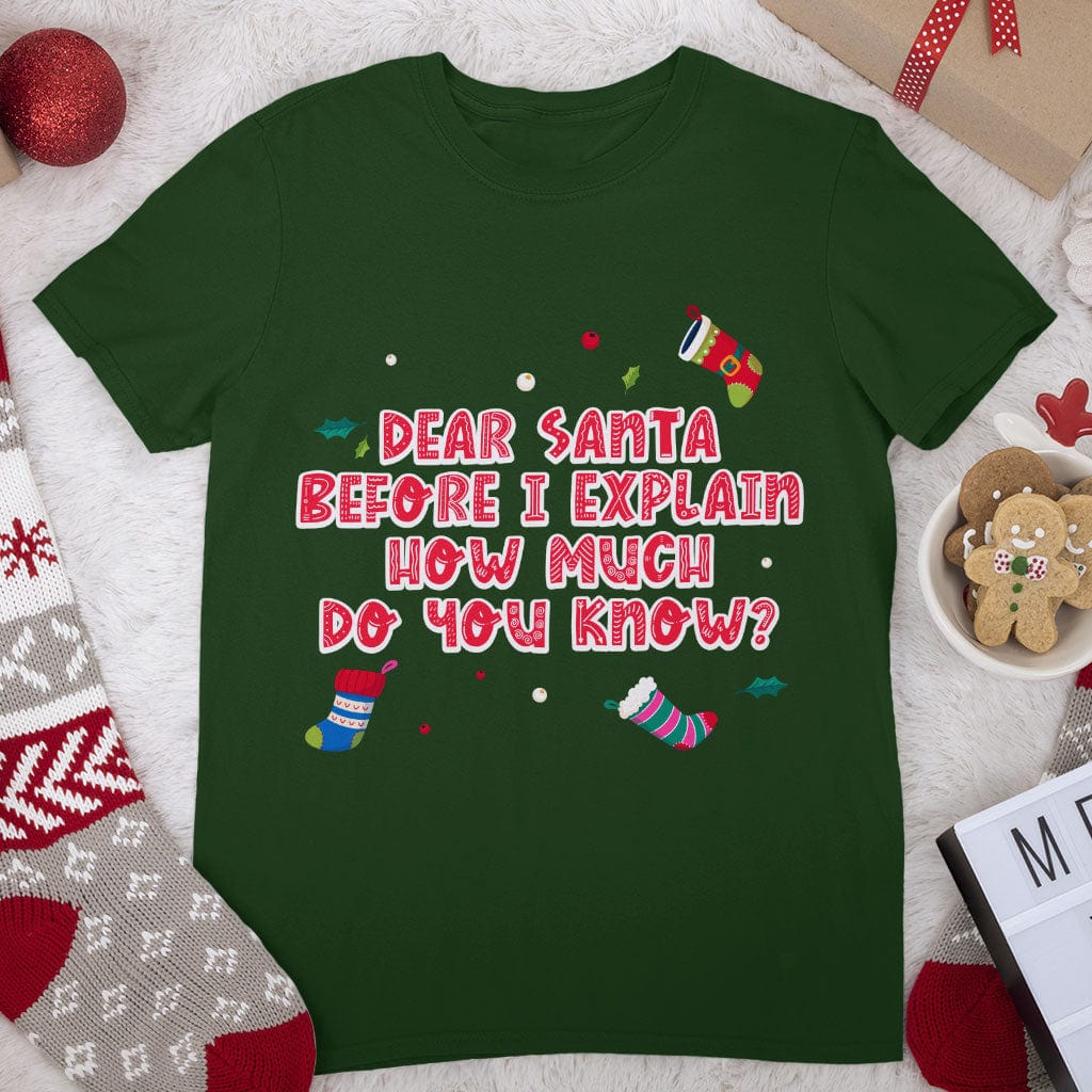 Funny Christmas Heavy Cotton T-Shirt - Graphic Tee Shirt - Funny T-Shirt