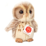 Plush Light Brown Barn Owl 16 cm - plush toy by Teddy Hermann Nature Collection