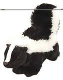 Realistic Plush Skunk Stuffed Animal - 12